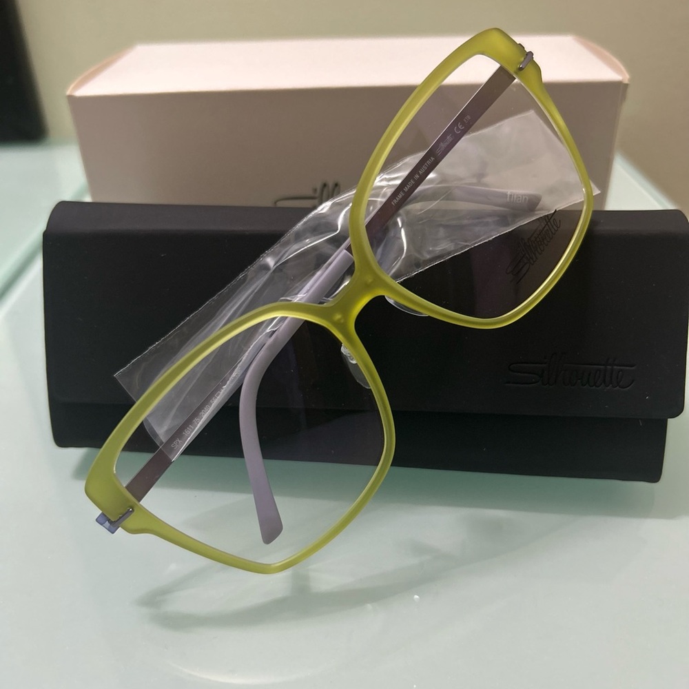 Silhouette Green Eyeglasses